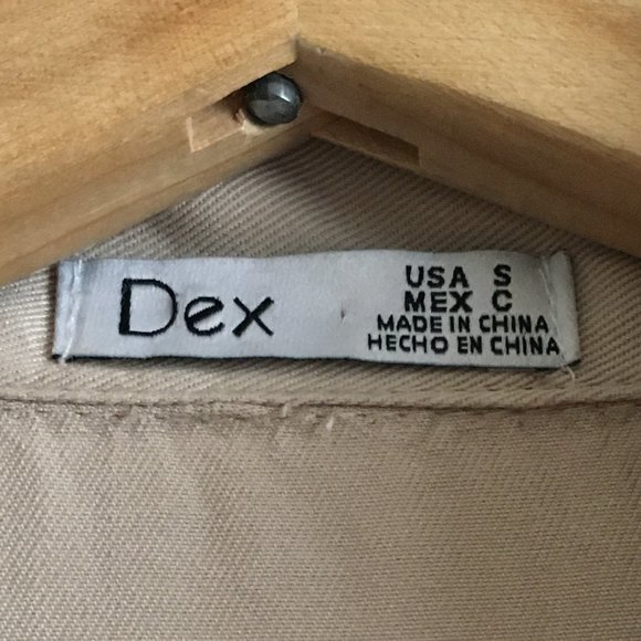 Dex Beige Semi-Cropped Utility Jacket - Picture 16 of 16